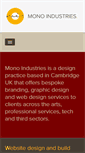 Mobile Screenshot of monoindustries.com